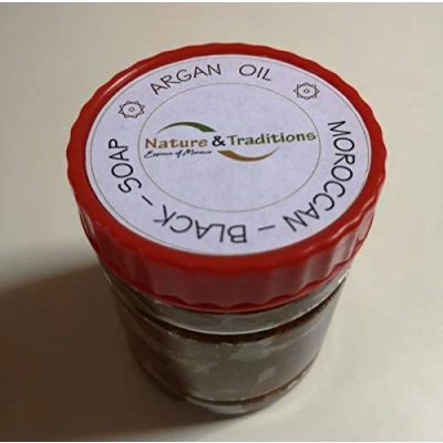 Image of Moroccan Black Soap/Argan Oil/Lavander/Rose Beldi Hammam SPA Pure Natural 250g (Argan)