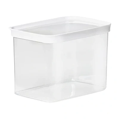 Image of Emsa Optima N11425 Dry Storage Container 4.4 Litres Rectangular 100% Safe, Hygienic, Safe and Space Efficient Fresh Seal BPA Free Transparent Design