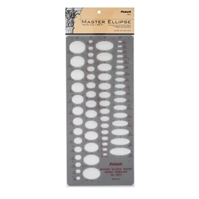 Image of Pickett Master Ellipse Template (1267I)