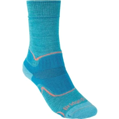 Image of Bridgedale Womens 710280/413/M Socks, Turquoise, M EU