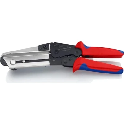 Image of Knipex Vinyl Shears also for cable ducts burnished, with multi component grips 275 mm 95 02 21