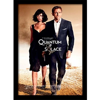 Image of James Bond Quantum Of Solace One Sheet A3 Framed Print