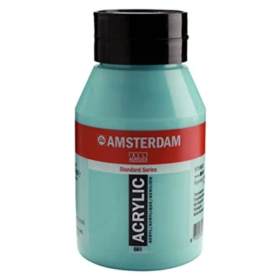 Image of Amsterdam Acrylic 1LTR Paint Turquoise green