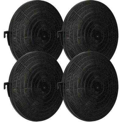 Image of Vhbw 4x Activated Carbon Filter compatible with Faure ZHT660B 94264045300, 94264045301 Extractor Hood 21 cm
