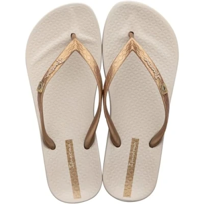 Image of Ipanema Womens Anatomic Sandals Metallic Rubber Size UK 3