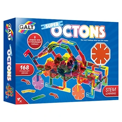 Image of Galt Toys, Super Octons, Construction Toy, Ages 4 Years Plus , 32 x 5.5 23 centimeters