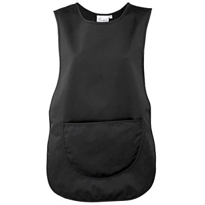 Image of Premier Ladies/Womens Pocket Tabard / Workwear (M) (Black)