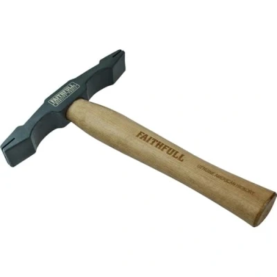 Image of Faithfull FAIDSH Hickory Double Scutch Hammer, Black