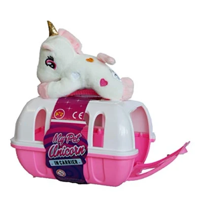 Image of Atoz 32293 Plush Unicorn in Large Carrier Pet, Multi