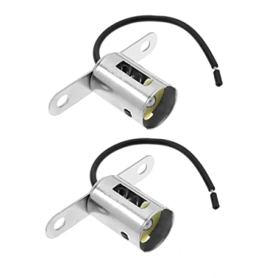 Image of OTOTEC 2Pcs 1156 BA15S Socket Adapter Replacement Lamp Holder Turn Signal Light Wiring Harness Connector for P 21W / R10W R5W Thread