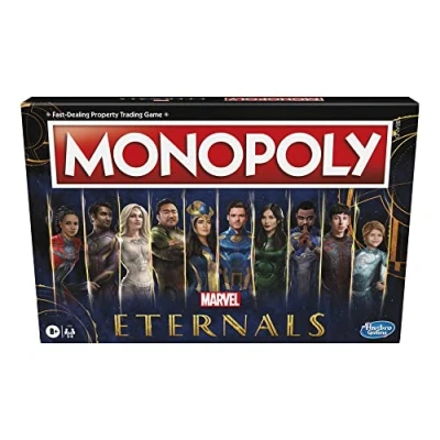 Image of Monopoly: Marvel Studios&#039; Eternals Edition Board Game for Fans, Kids Ages 8 and Up