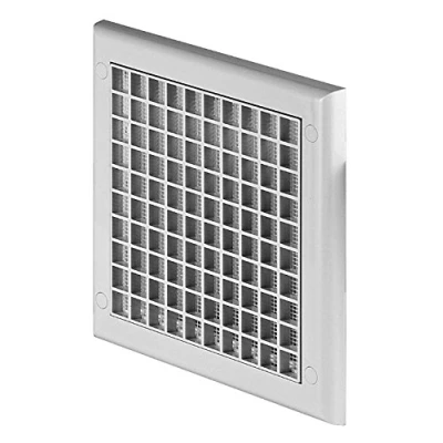 Image of Ducting Ventilation Cover 100mm / 4&quot; Wall Ceiling Air Vent Grill 190mm x with Fly Screen Net Mesh TP3