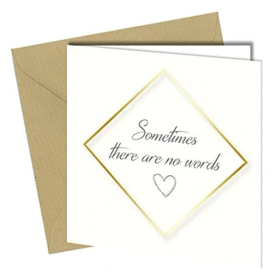 Image of Sympathy Cards Bereavement Condolence Mourning Sorry For Your Loss Death #1394