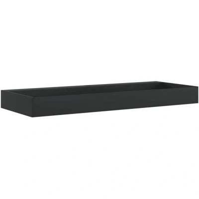 Image of vidaXL Wash Basin 120x46x11 cm Mineral Cast/Marble Cast Matt Black