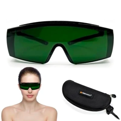 Image of FREEMASCOT 200 2000nm IPL Glasses for Laser Hair Removal, Tanning and Red Light Therapy Eye Protection