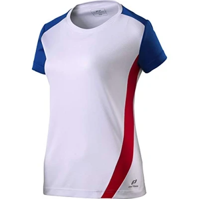 Image of Pro Touch Club T Shirt Women&#039;s Weiß/Rot/Blau, 42