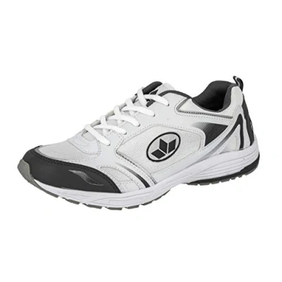 Image of Lico Men&#039;s Marvin Running Shoes, White (Weiss/Grau Weiss/Grau), 14 UK