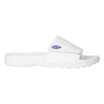 Image of Scholl Men&#039;s Nautilus Slide Sandal, White, 11 UK