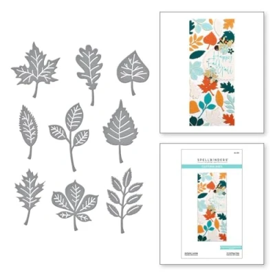 Image of Spellbinders Autumn Leaves, METAL