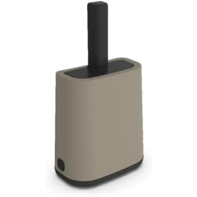 Image of Rotho MyPet Biala Scoop with holder and XL bag, (16.2 x 9.1 29.0 cm), Cappuccino