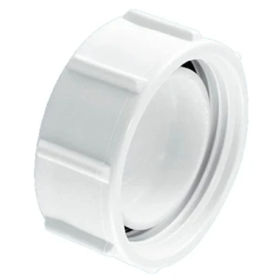 Image of McAlpine Z23 2&quot; Blank Cap with nut for BSP threads