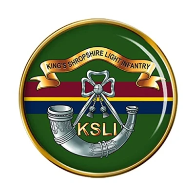 Image of King&#039;s Shropshire Light Infantry, British Army Pin Badge