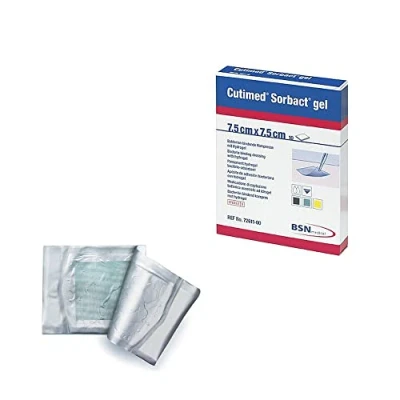 Image of Cutimed Sorbact Hydrogel Square Dressing, 7.5 x cm