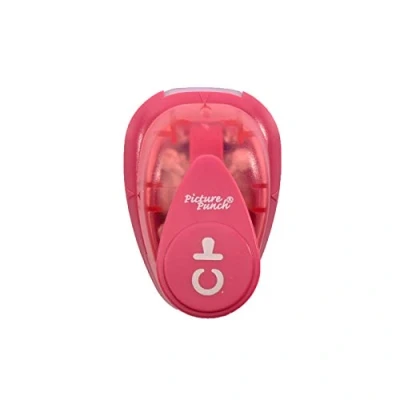 Image of Vaessen Creative Craft Paper Punch Pacifier 0,9 x 1,6 cm Circle Cutter for Crafting and Card Making