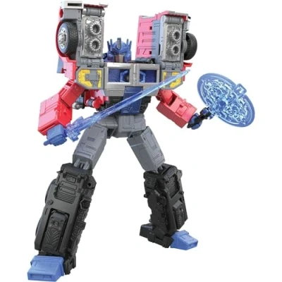 Image of Transformers Toys Generations Legacy Series Leader G2 Universe Laser Optimus Prime Action Figure Kids Ages 8 and Up,