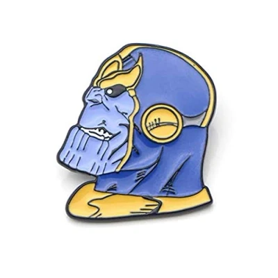 Image of Patch Nation Thanos Cosplay Metal Fan Pin Badge Brooch