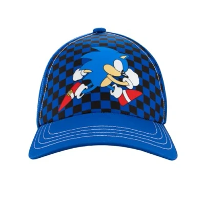 Image of Sonic THE HEDGEHOG Cap Boys Gaming Hat Fun Childrens Baseball Caps Official Merchandise Blue One Size