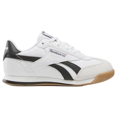 Image of Reebok Classic Campio XT Unisex Trainers for kids, Size: 3.5, White/black/barely grey leather and imitation