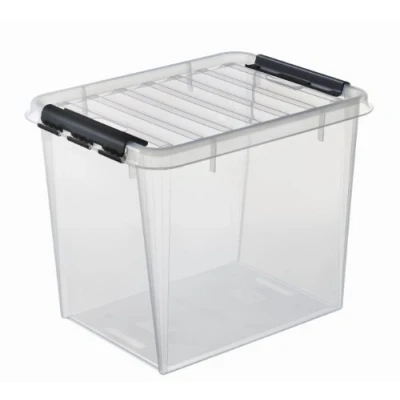 Image of Orthex Transparent Clip Box Storage Box, One Size, 42 x 41 39 cm, 5L, 6 Compartments