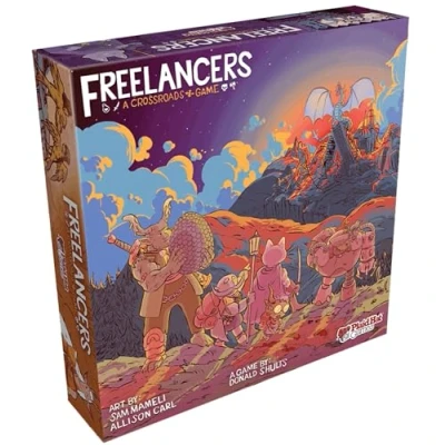 Image of Plaid Hat Games Freelancers: Crossroads Game Board Ages 14+ 3 7 Players 90 Minutes Playing Time