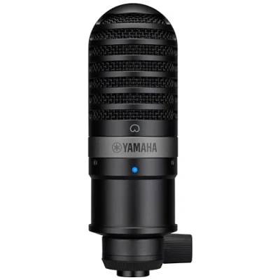 Image of Yamaha YCM01 Studio Quality Condenser Microphone, High Resolution Audio Streaming, Recording and Playback, XLR Connection, in Black
