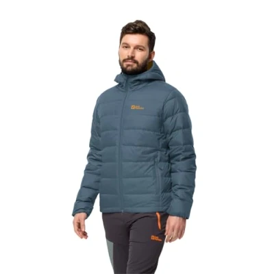 Image of Jack Wolfskin Men&#039;s Ather Down Hoody M Jacket, Midnight Sky, S