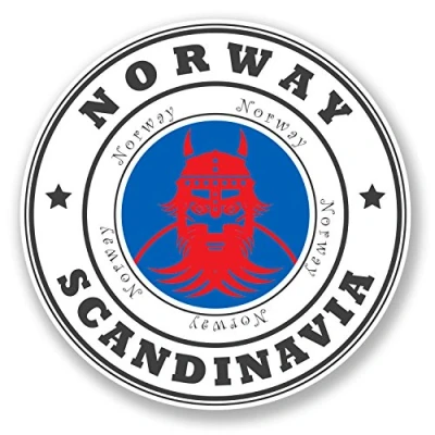 Image of 2 x 10cm Norway Vinyl Sticker Laptop Car Luggage Travel Tag Map Flag #6773 (10cm 10cm)
