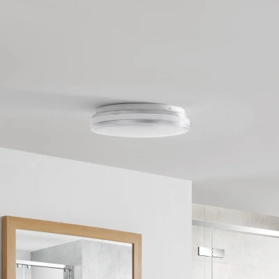 Image of Arcchio Sinovu LED bathroom ceiling lamp, chrome, 34 cm