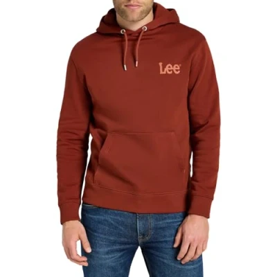 Image of Lee Men&#039;s Wobbly Hoodie Hooded Sweatshirt, Sweet Maple, M