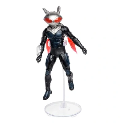 Image of McFarlane Toys DC Multiverse Black Manta 7 Inch Action Figure Incredibly Detailed Archenemy with Ultra Articulation, Jet Pack, Flames, and Collectible Art Card