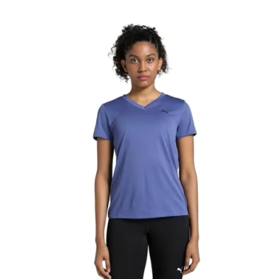 Image of Puma TAD Essential TEE Sports Tshirt, Women&#039;s, Size: XL, Blue crystal
