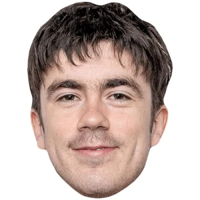 Image of Declan McKenna (Stubble) Celebrity Mask, Flat Card Face, Fancy Dress Mask
