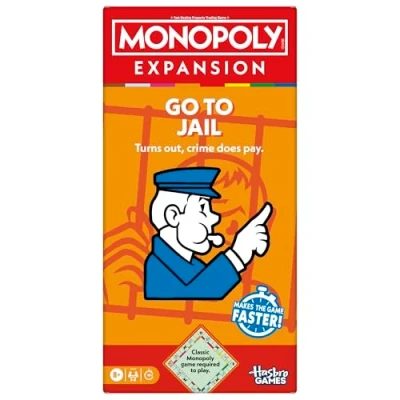 Image of Monopoly Go to Jail EXPANSION (Classic Game Required Play) English Version