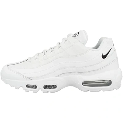 Image of Nike Women&#039;s W Air Max 95 Running Shoe, White Black White, 3 UK