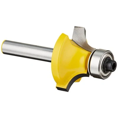 Image of Yonico 13163q Round Over Edge Forming Router Bit, Radius: 5/16&quot; 1/4&quot; Shank