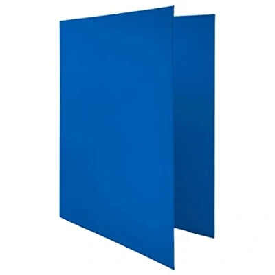 Image of Raylu Paper® 25mm 4 D Ring Binder A4 File Cabinet with Rings for Storing Documents, Size 33.5cm High x 26cm Wide and 4cm Thick Spine (Dark Blue)