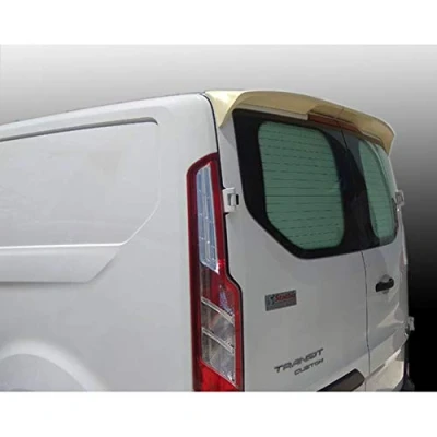 Image of AUTO STYLE A/420 Roof spoiler compatible with Ford Transit Custom 2012 (with 2 rear doors) (PU), silvergreyblack