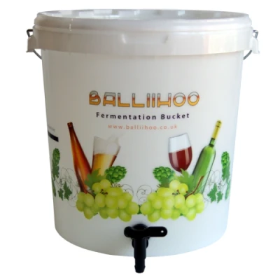 Image of Balliihoo 30 Litre Fermentation Bucket With Lever Tap &amp; LCD Temperature Strip