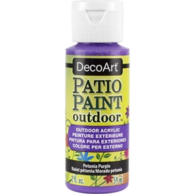 Image of DecoArt Outdoor Acylic Paint, Acrylic, Petunia Purple, 59ML
