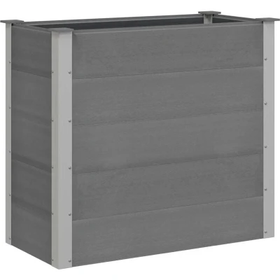Image of vidaXL Garden Raised Bed WPC 100x50x91 cm Grey